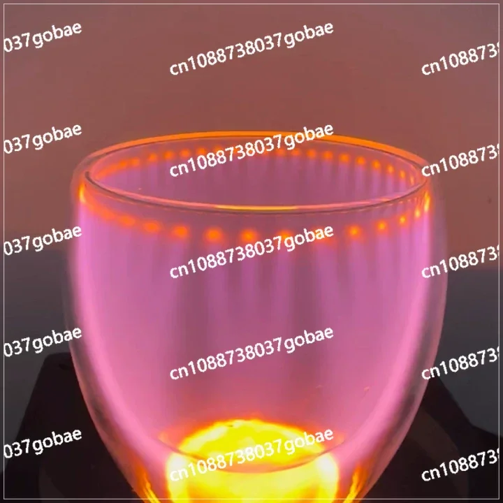 High-tech mug bar high-end wireless luminous glass beer mug element ion cup