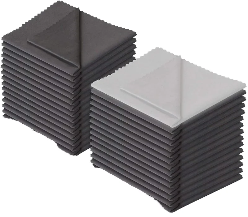 قماش تنظيف من الألياف الدقيقة مطبوع بشعار مخصص لشاشات إلكترونية عالية التقنية منتجات العناية بالنظارات من الصين