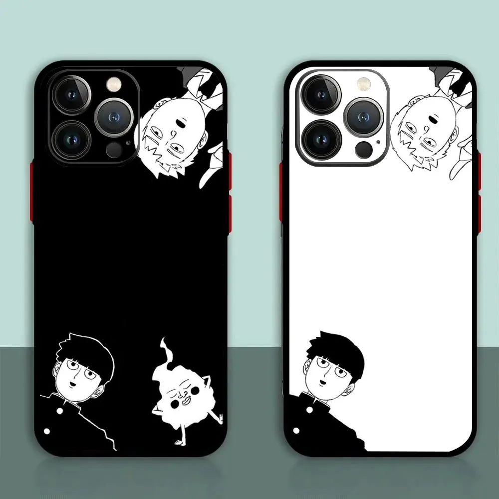 Mob Psycho 100 Kageyama Shigeo Phone Case For iPhone 11,12,13,14,15,XS,XR,X,Mini,Pro,Max,Plus Shell