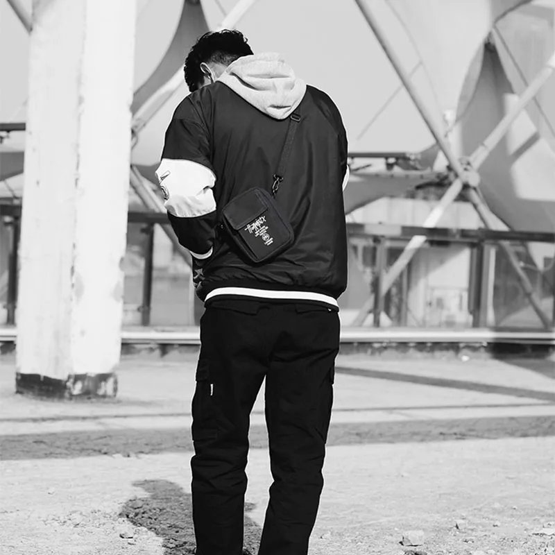 Kleine Street-Hip-Hop-Umhängetasche, Handytasche für Teenager, japanische Zeitschriftentasche, klassische Tasche – Detail 8