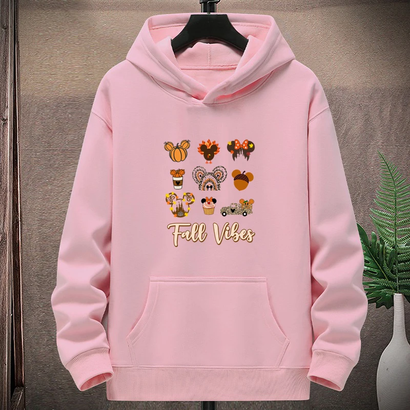 Hoodie Halloween Disney 2025 untuk Orang Tua dan Anak, Motif Mickey Ghost Menawan Seluruh Keluarga