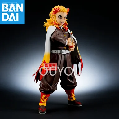 本物のバンダイバンプレスト-鬼滅の刃-グランディスタ-煉獄杏寿郎-アクションフィギュア