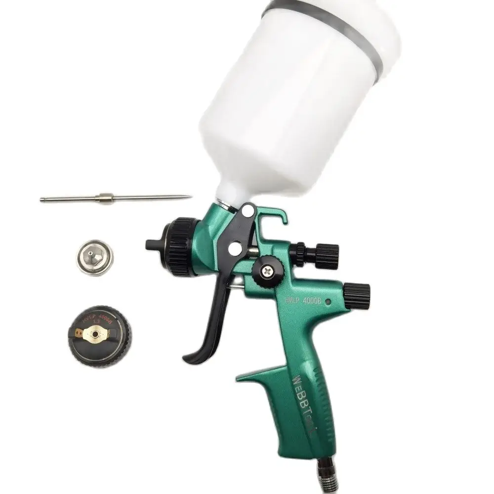 HVLP High Efficiency Paint Spray Gun 1.3mm Nozzle Painted Sprayer Gun For Car 4000B Spray Gun