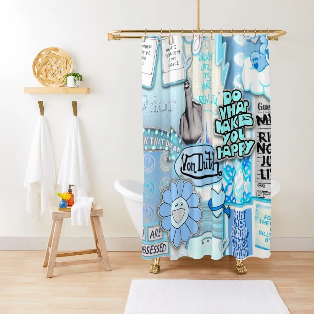 

R E A L I T Y Shower Curtain Anti-Mold Waterproof Shower Bathroom Decor Modern Bathroom Accessories Curtain