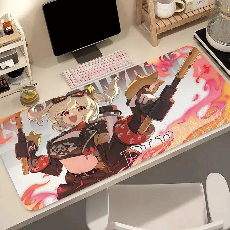 PC PC Computer Kawaii Mouse Pad Gaming Accessories Mousepad Burnice White ZZZ Keyboard Pad Zenless Zone Zero Anime Girl Desktop Mat - Aliexpress Deal
