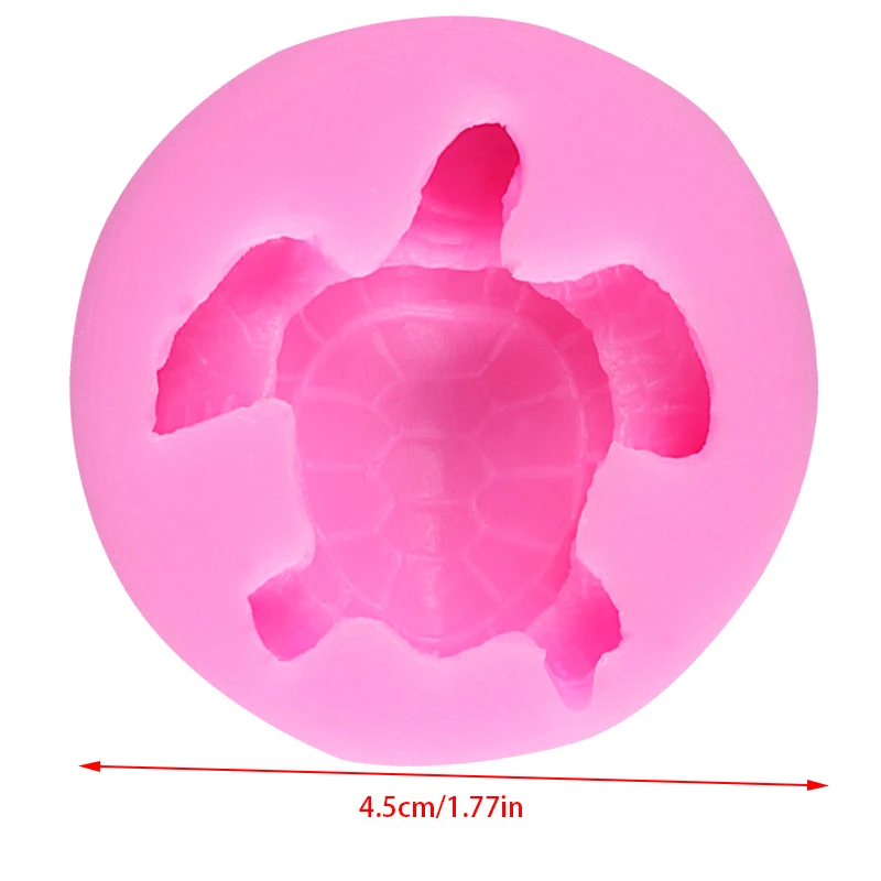 1Pc Sea Turtle Silicone Mold Candy Fondant Mold Tortoise Chocolate Making Mold For DIY Baking Cake Desserts Decoration Tool