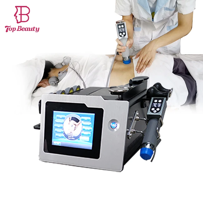 Shock Wave Physiotherapy With ESWT Device EMS/Shockwave/Tecar/Facial Tool/Roller 5 in 1 Pshysiotherapy Therapy Machine