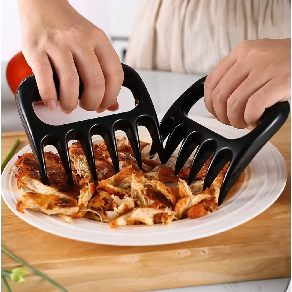 1/2pcs BBQ Accessories Meat Shredder Strong Pulled Pork Puller BBQ Fork Bear Claw Fruit Vegetable Slicer Cutters Cooking Tools