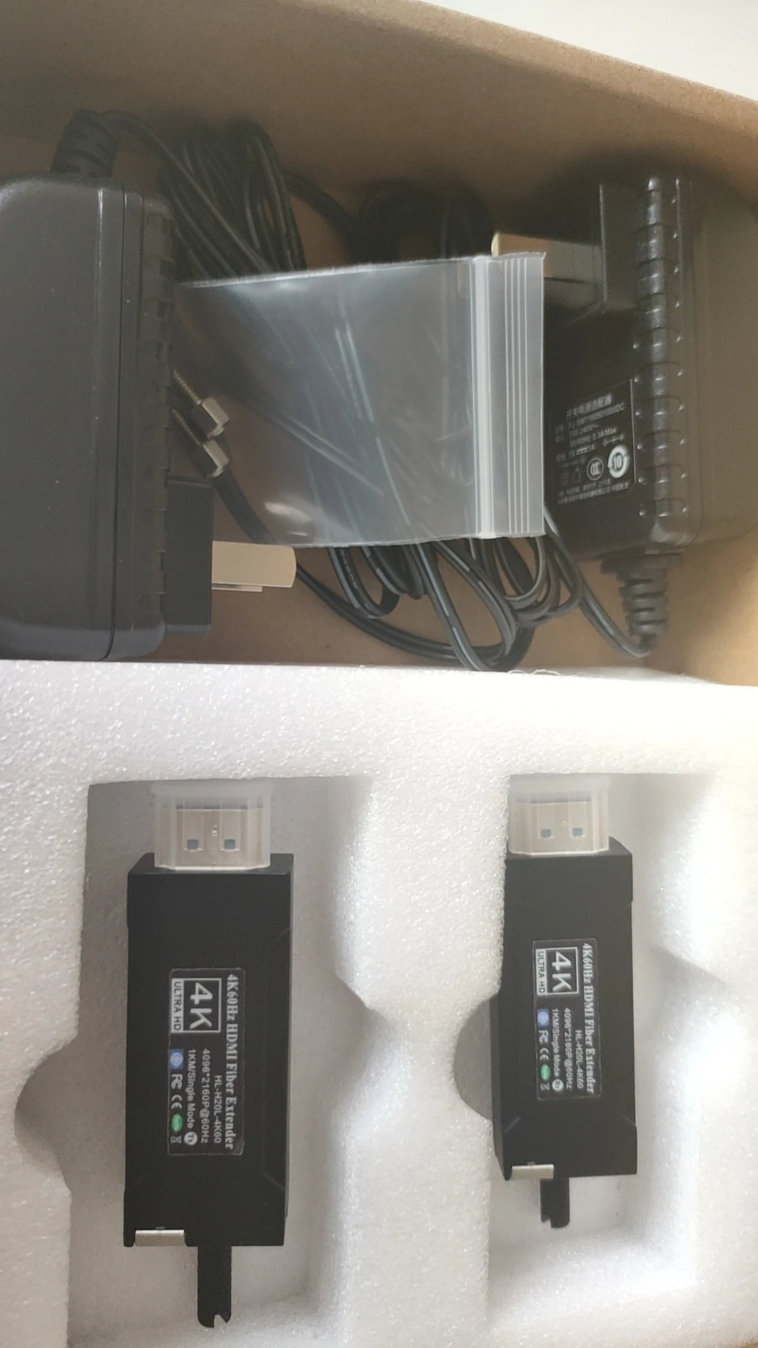 

4K*2K*60Hz HD-MI Fiber Optic Converters SMF Including Transmitter and Receiver