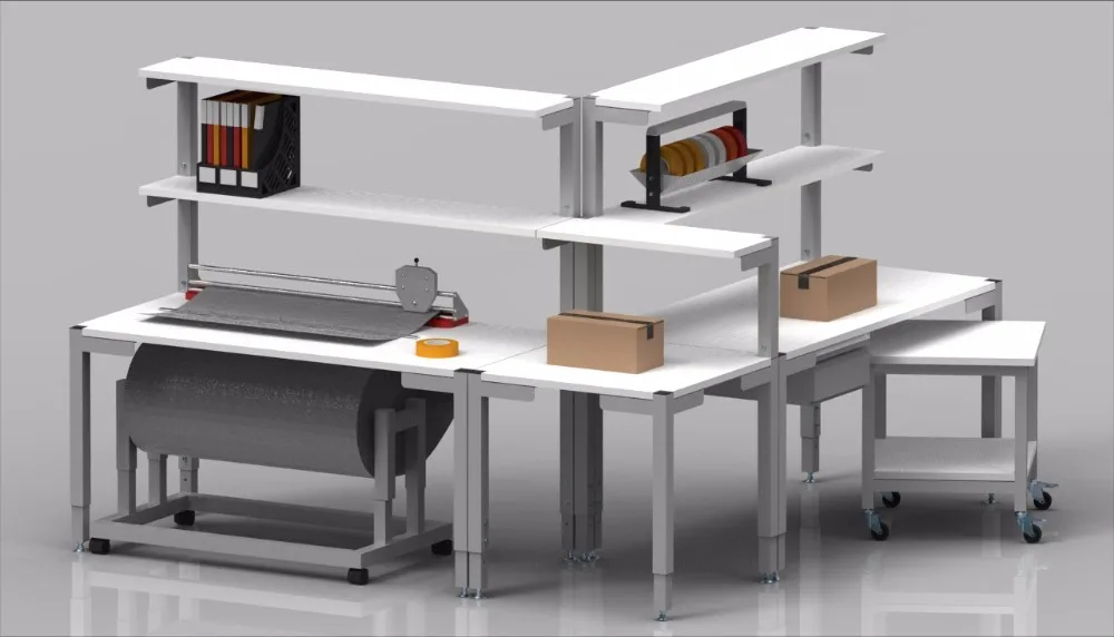 Heavy Table ESD Workbench Lab Bench Electronic Work Table Lab Furniture  Adjustable Workbench Lab Workbench - view 6