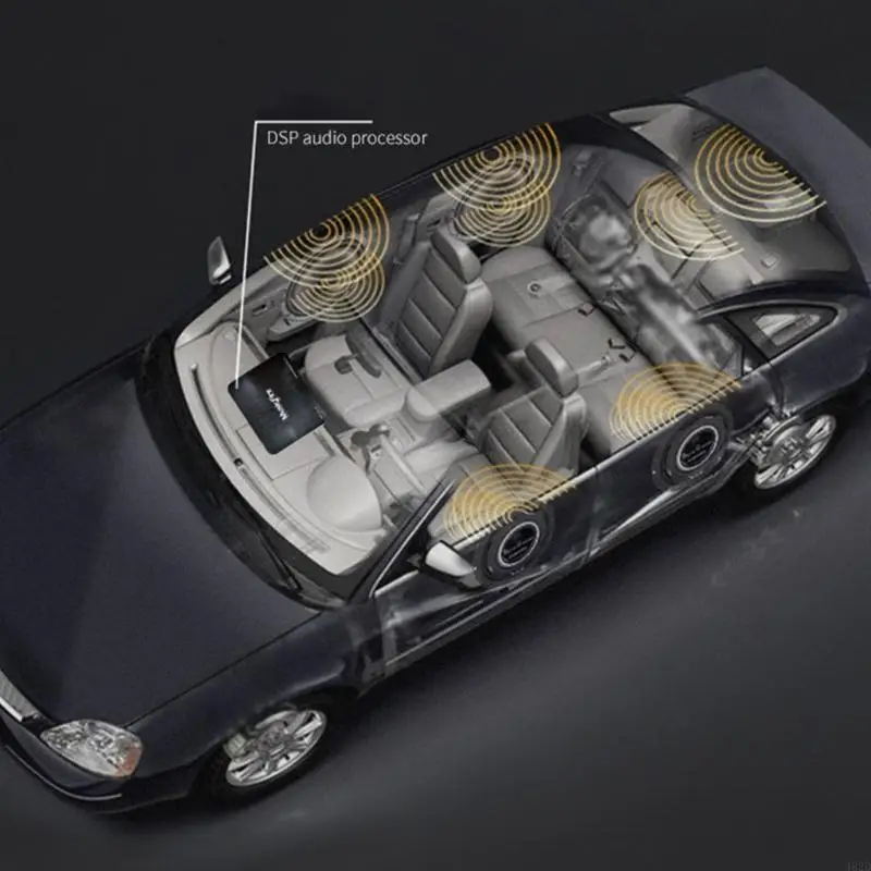 462D Amplifier Car 4x80W Power Amplifier MF80.4 for 4Channel Auditory Processor