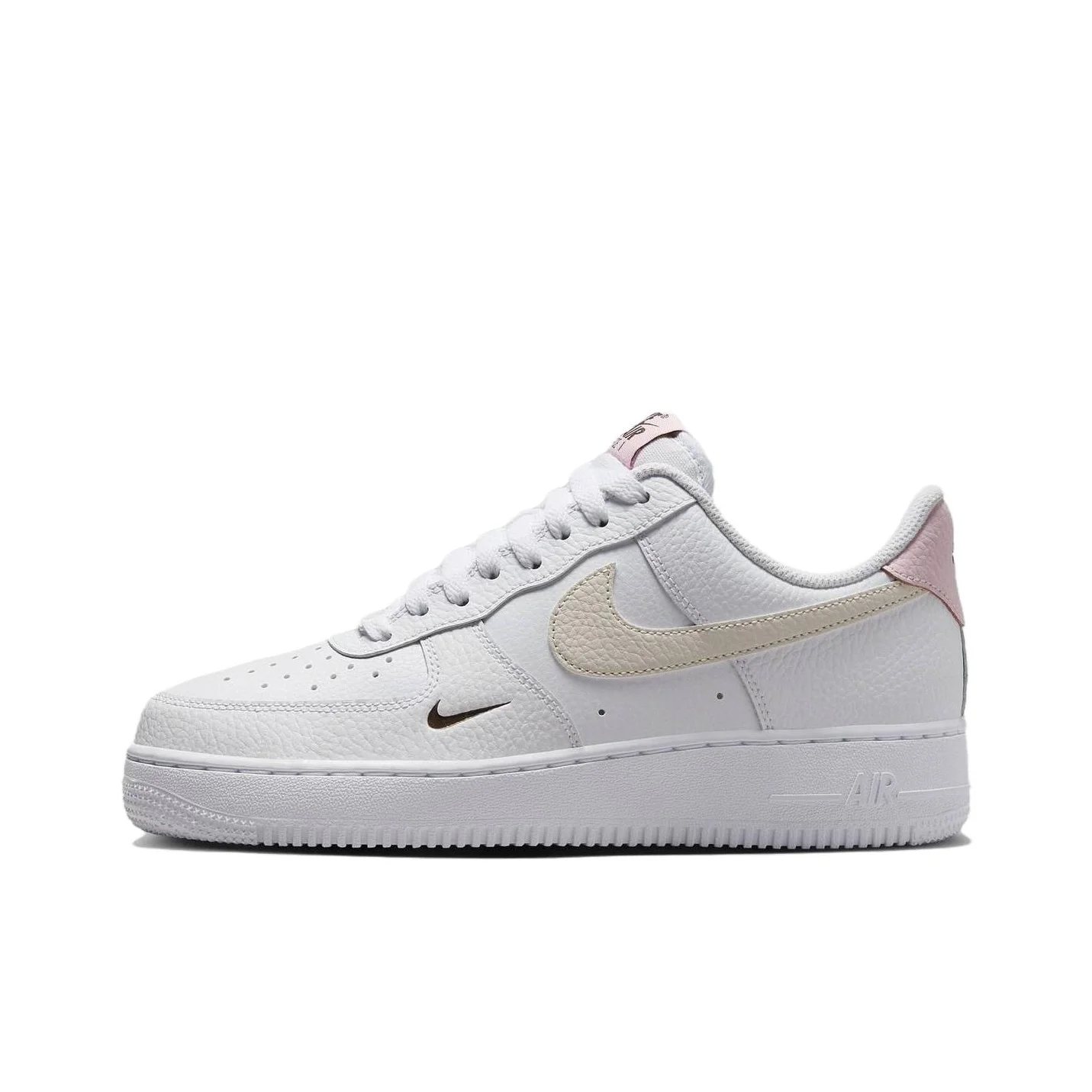 Nike Air Force 1 Skateboard Shoes Women's Low Top White Pink HF9992-100