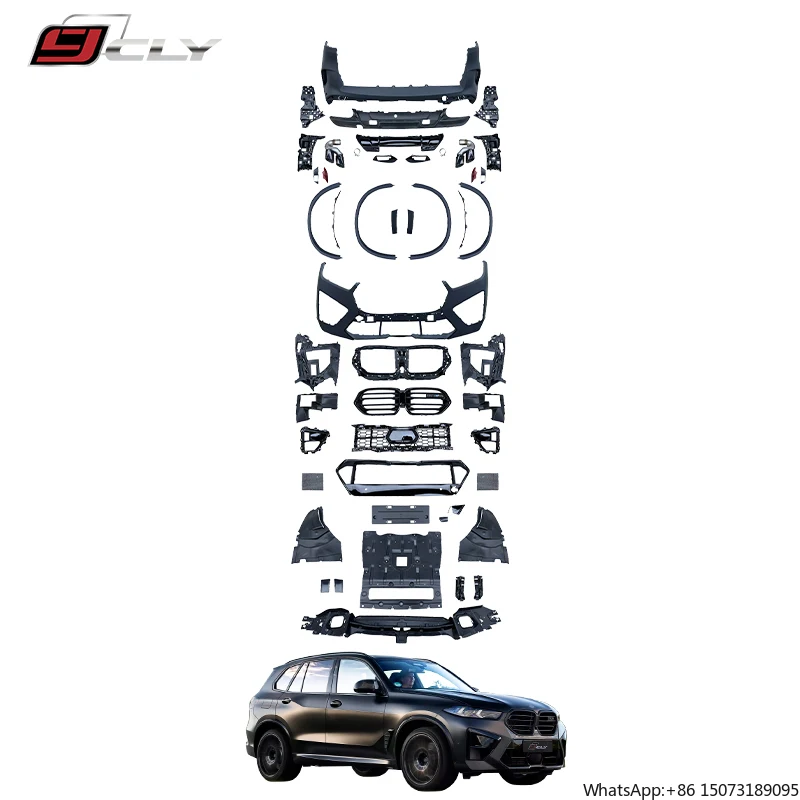 

CLY Factory Wholesale Car Body Kit for X5 G05 LCi 2024 Upgrade X5M F95 Full Bumper Lip Grill Headlight Diffuser Exhaust Pipe