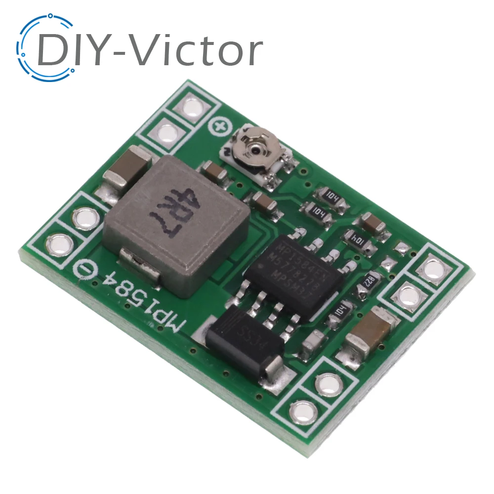 MP1584EN 3A сверхмаленькая фотопроцедура, понижающий модуль питания, Регулируемый понижающий выходной модуль 24 В, 12 В, 9 В, 5 В, 3 в