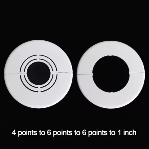 Useful ABS Shower Faucet Cover Plating Wall Flange Faucet Decorative Cover Adjustable Faucet Decor Shower