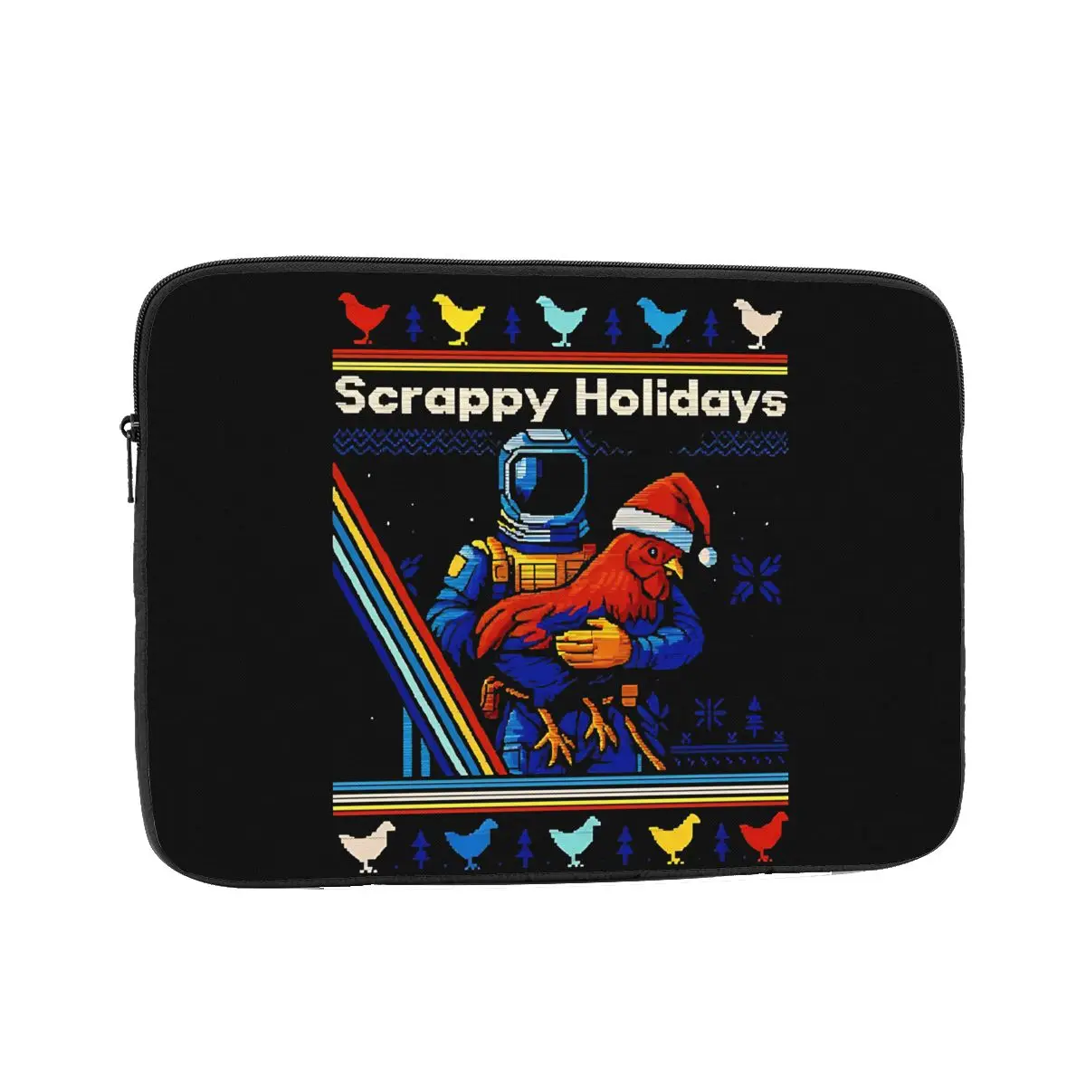 

Laptop Liner Sleeve Notebook Sleeve Cover Bag Arc Raiders Rooster Scrappy Holidays Merry Christmas Shockproof Case