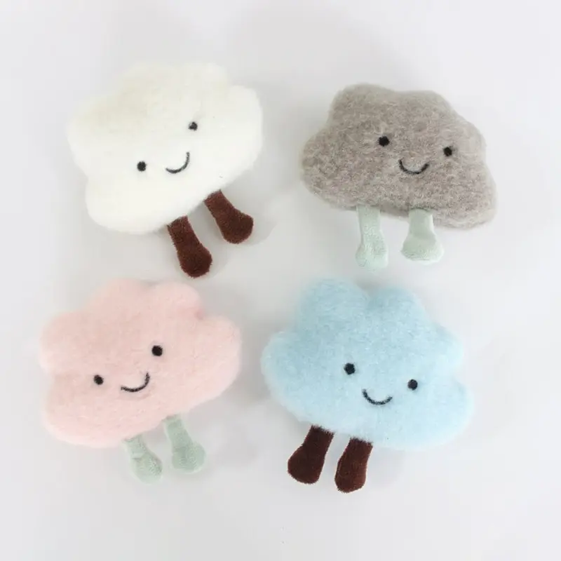 New Creative Simple Cute Brooch Pin Plush Cloud Brooch Backpack Bag Clothes Sweater Pins Fashion Jewelry Accessories