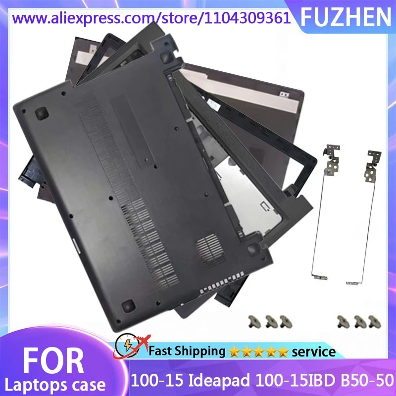 

NEW Cover For 100-15 100-15IBD B50-50 LCD Rear Cover/Front Frame/Palm Pad/Bottom Cover/hinge Black