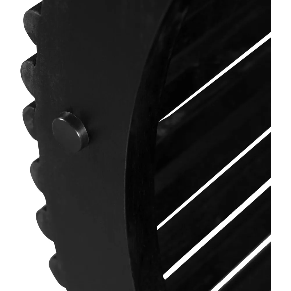 Round Acacia Wood Coffee Table with Wooden Base - Modern Industrial Style Accent Table for Indoor and Outdoor Living Spaces, Per