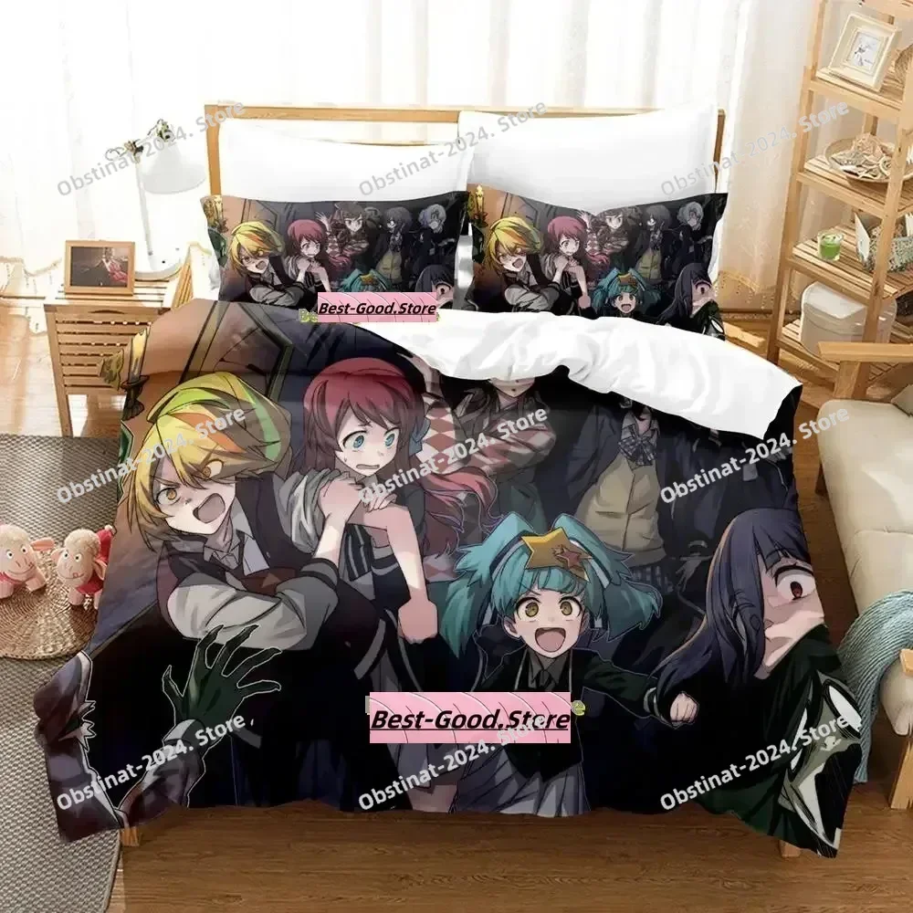 

2023 New Zombie Land Saga Bedding Set Printed Bed Set With Pillowcase Bed Duvet Cover Soft Single Double Queen Super King Size