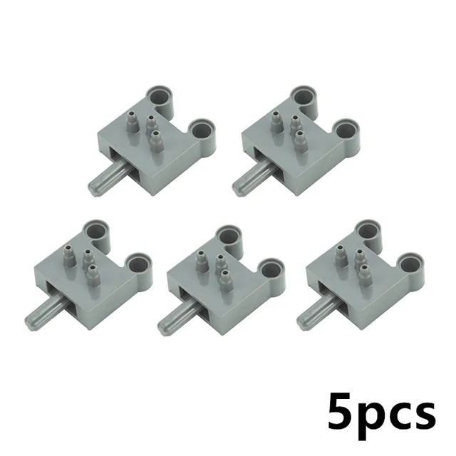 MOC Technische Teile Pneumatische Luftpumpensteine Klein (6L) V2 mit verstärktem Zylinder 19476 19482 19475 Kompatibel mit 8800 Blöcken