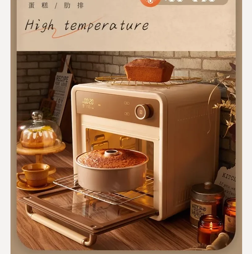 فرن مقلاة هوائية على شكل دب 220 فولت، فرن كهربائي متعدد الوظائف، فرن خبز، مقلاة هوائية كومبو CAA