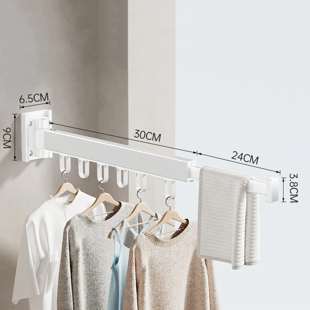 

For Balcony For Bathroom 360 Degree Rotation Folding Clothes Hanger Balcony Use Bathroom Use As Show Convenient Towel Hanging