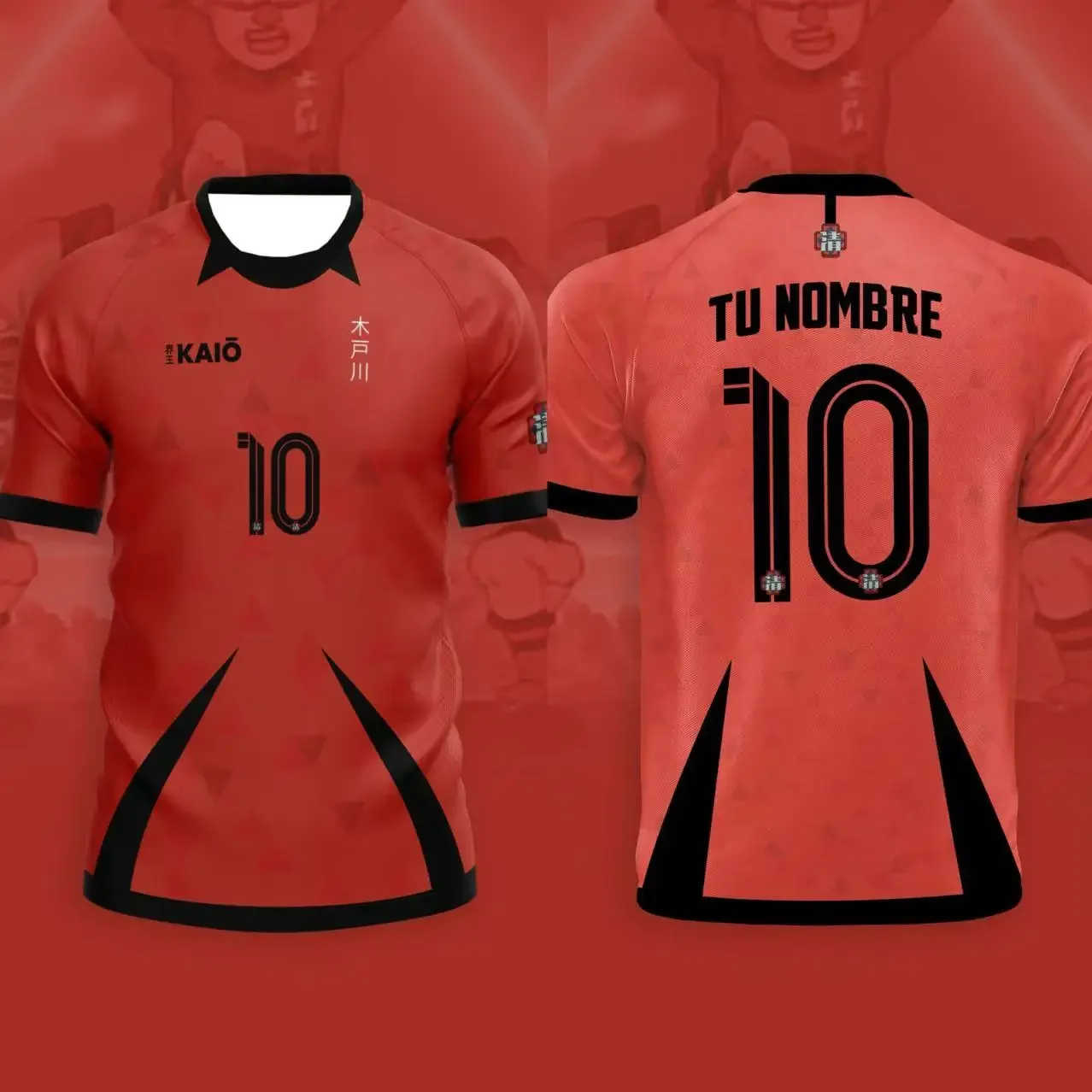 Japan Soccer Anime Jersey Inazuma Eleven Kaio Boys Girls Clothes Sports Casual Breathable Quick-Drying Oversized Daily Training image 5