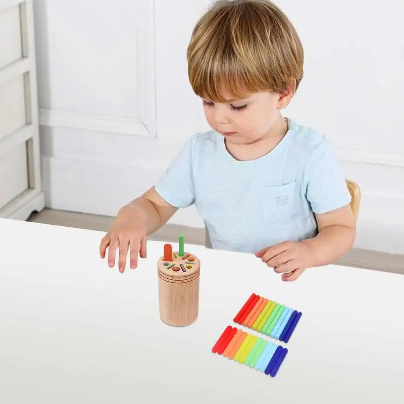 Juguetes de clasificación de formas de Color para niños pequeños, actividades de aprendizaje de Color preescolar, juegos a juego de desarrollo de Motor fino para niñas y niños