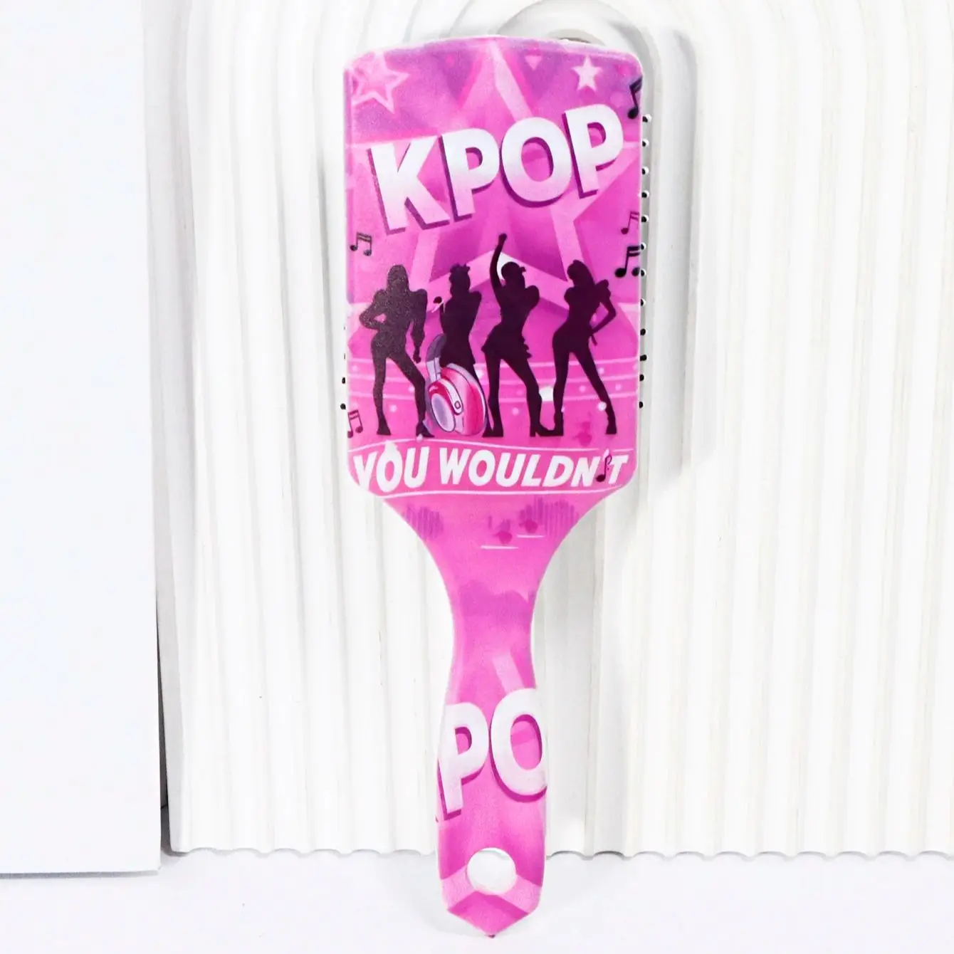 Poduszka do masażu włosów w stylu K-pop z nadrukiem grupy dziewczęcej K-pop, idealny prezent dla fanów K-pop, specjalna do peruk z prawdziwych włosów.