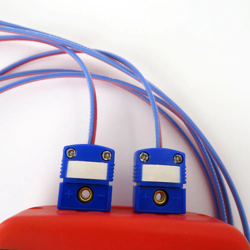 22AWG 7 strands ype T Ultra-premium Thermocouple Low Temperature Probe for Temperature Recorder with mini male plug