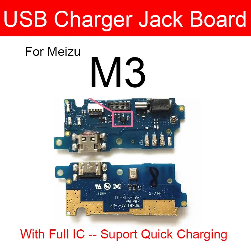 Usb Charging Charger Jack Port Board For Meizu Meilan M2 M3 M3s M5s M5c M5 M6 Note M6s S6 A5 U10 U20 Usb Charger Connector Board