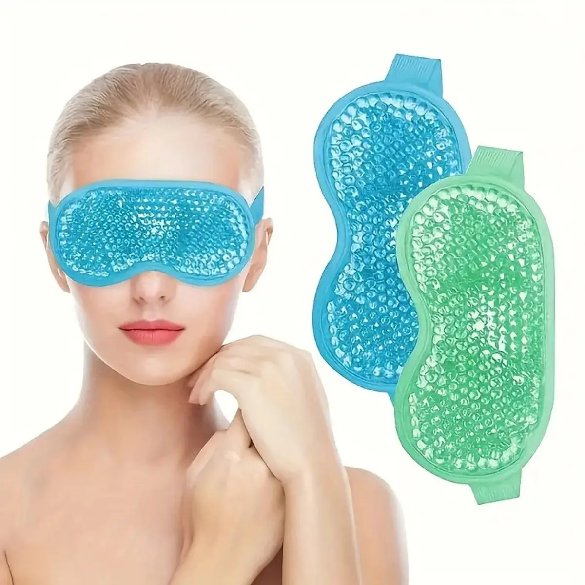 New Gel Eye Mask Hot And Cold Compress Ice Compress Hot Compress Cold Compress Cooling Beauty Eye Mask Plush Ice Bag Sleeping Co