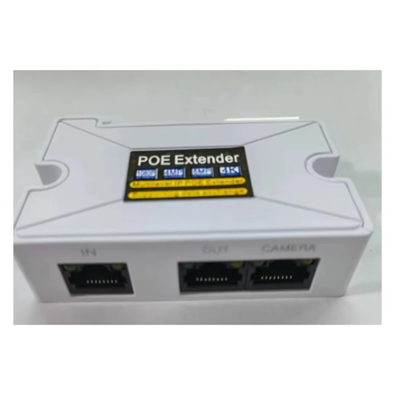 POE Extender 1 T0 2 Port 10/100M Multilevel IP POE Extender 300 Meters Cat5/5E/6 Ethernet Transmit Data IEEE802.3Af