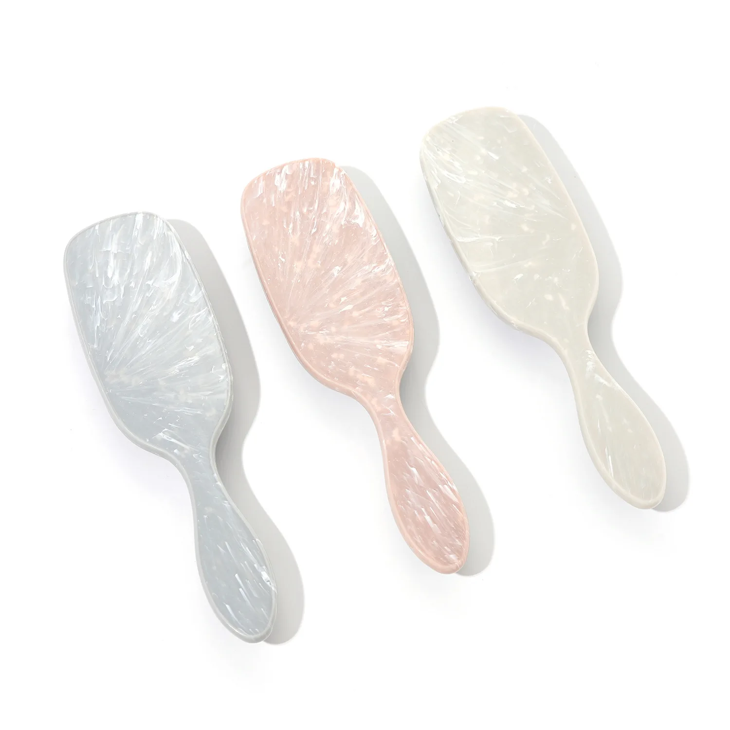 Marble Pattern Air Cushion Scalp Massage Comb Hair Brush Anti-static Hairdressing Hairbrush Women Girls Household Styling Comb