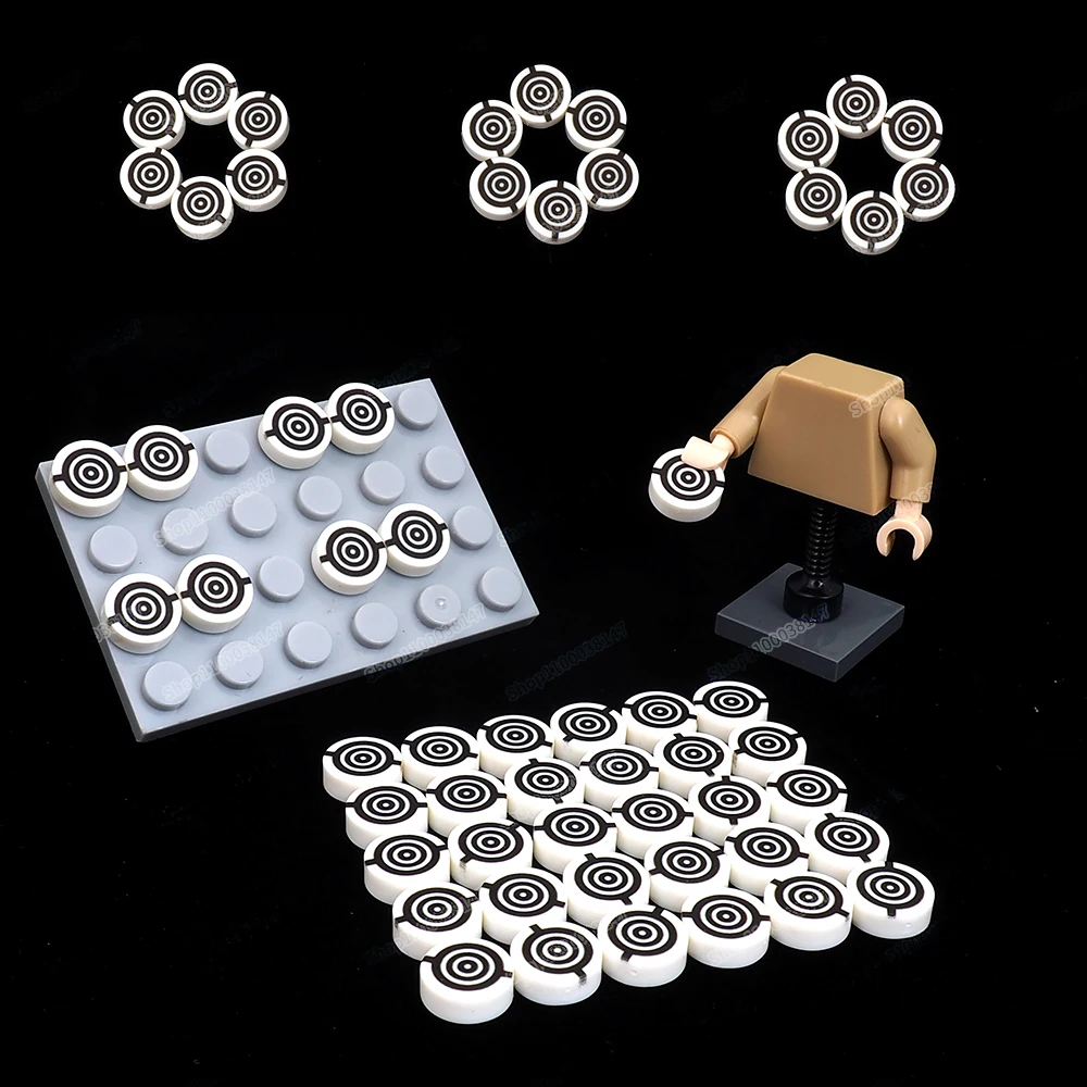 

Eye Set Printed Tiles Print Myopia 98138 Building Block 1*1 Round Moc Figures Eyes Accessories Assemble Model Child Diy Gift Toy