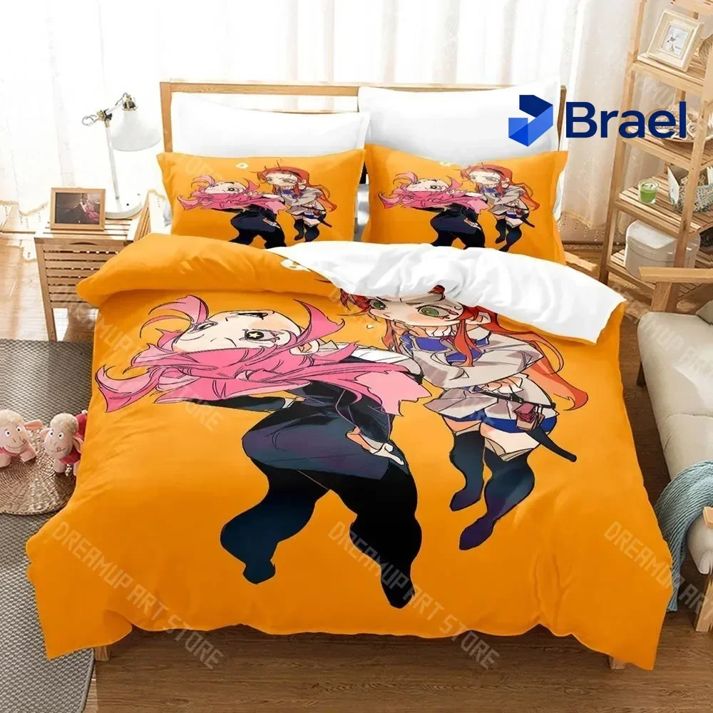 Exquisite Personelity 2024 The Vampire Dies In No Time 2 Bedding Set Cartoon Anime Three-piece Set Adult Kid Bedroom Duvetcover