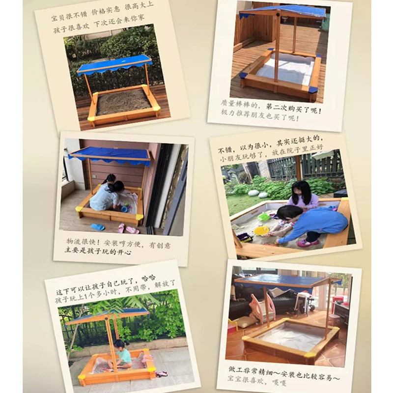 Children's Play Sand Set Pool Fence, Indoor And Outdoor Household Kindergarten Outdoor Pool, Toy Sand Pit Sandbox