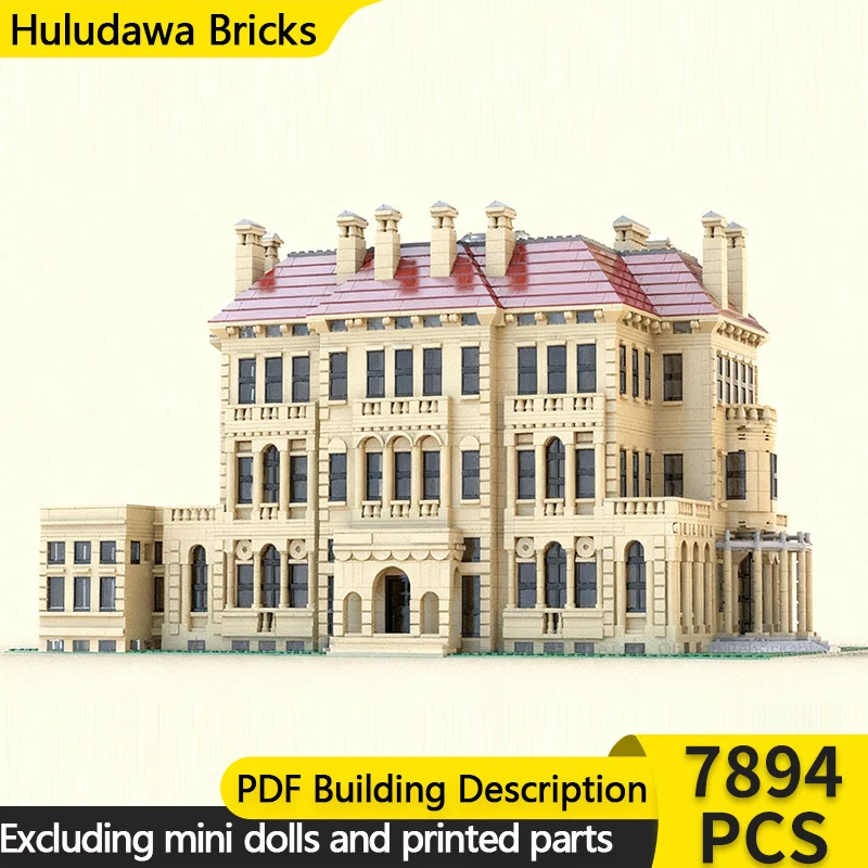 

City Street View Model MOC Building Bricks Luxurious Revival Villa Modular Technology Children Holiday Gifts Assemble Toys Suit