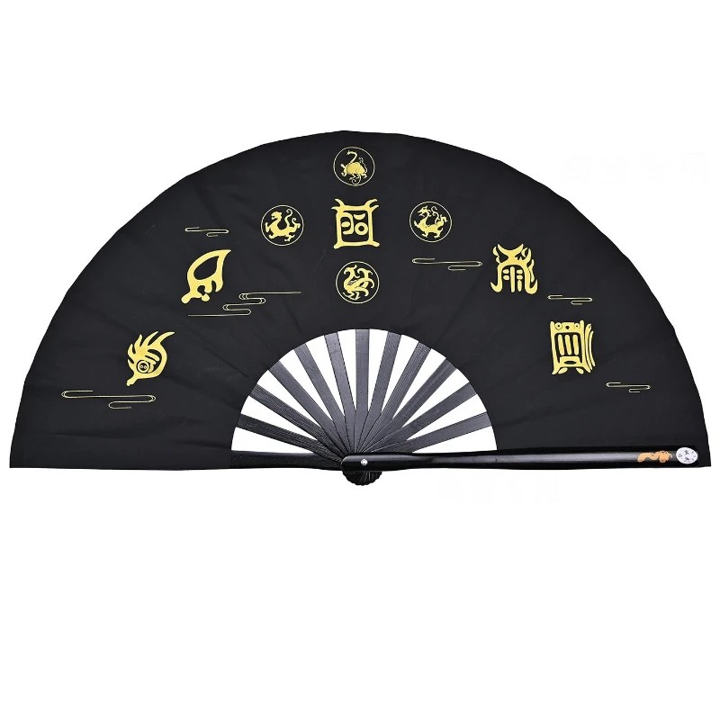 Traditional Tai Chi Kung Fu Fan Martial Arts Dance Performance Competition Fan Square Dance Team Fan Chinese Style Culture