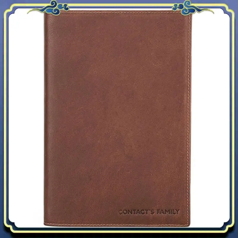 

A86P-Ретро кожаный чехол для книги, защитный чехол с держателем для ручек, деловой блокнот, чехол для книг, офисные школьные принадлежности, прочный