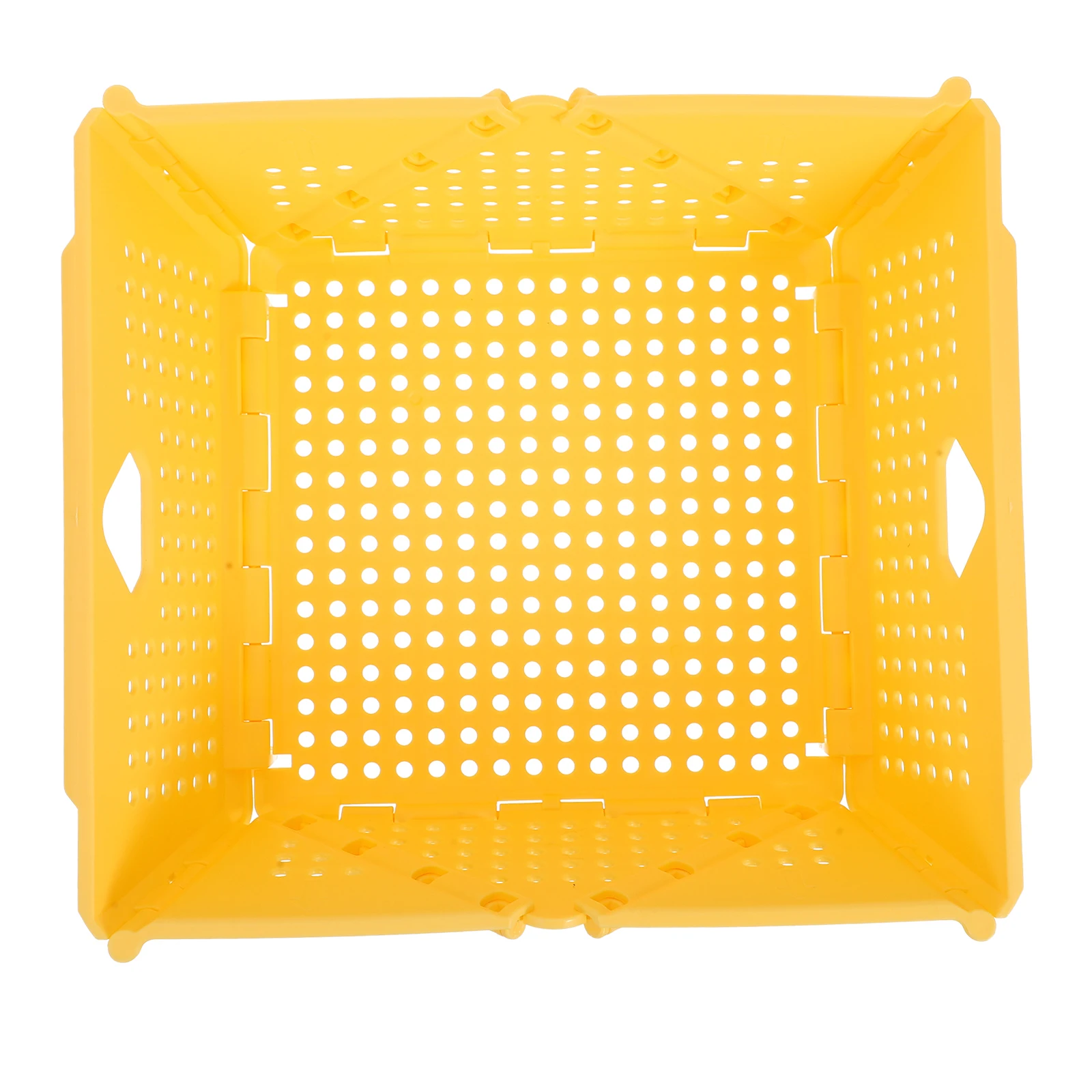 

Foldable Kitchen Fruit Drainage Basket PP Elevated Foot Multifunctional Plastic Storage Strainer Wash Hold Basket