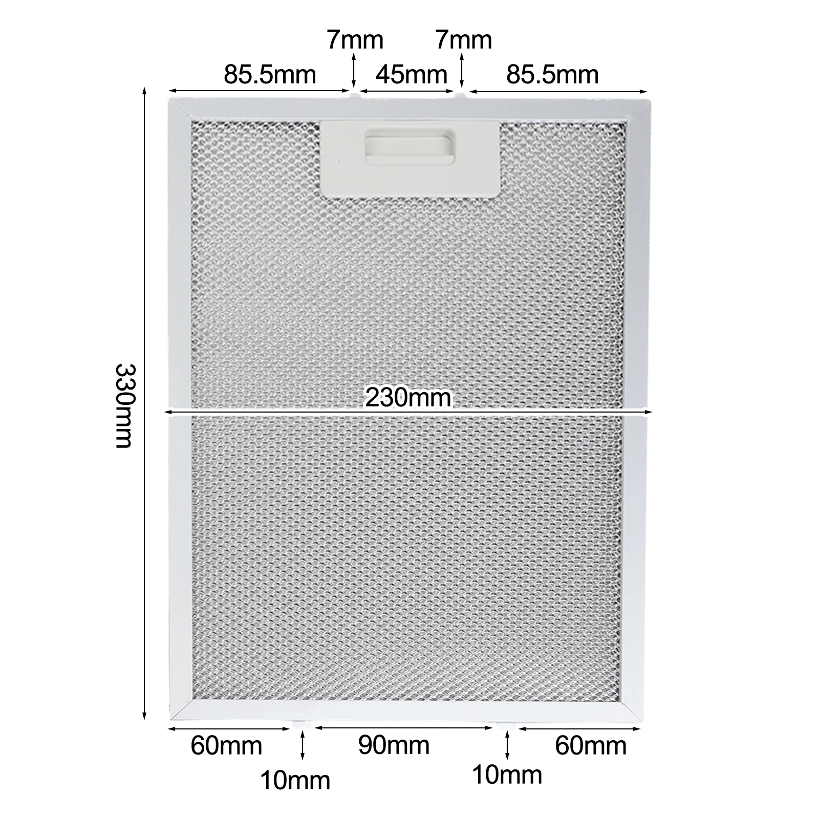 Kitchen Maintenance Cooker Hood Filter Long Lasting Kitchen Filters 5 Layers Grease Filtration Easy Installation