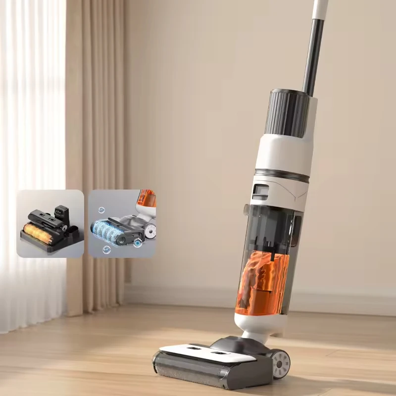#For Factory Custom Logo Brand Good Quality Rechargeable Cordless Intelligent Wet Dry Vacuum Cleaner for Floor Cleaning*