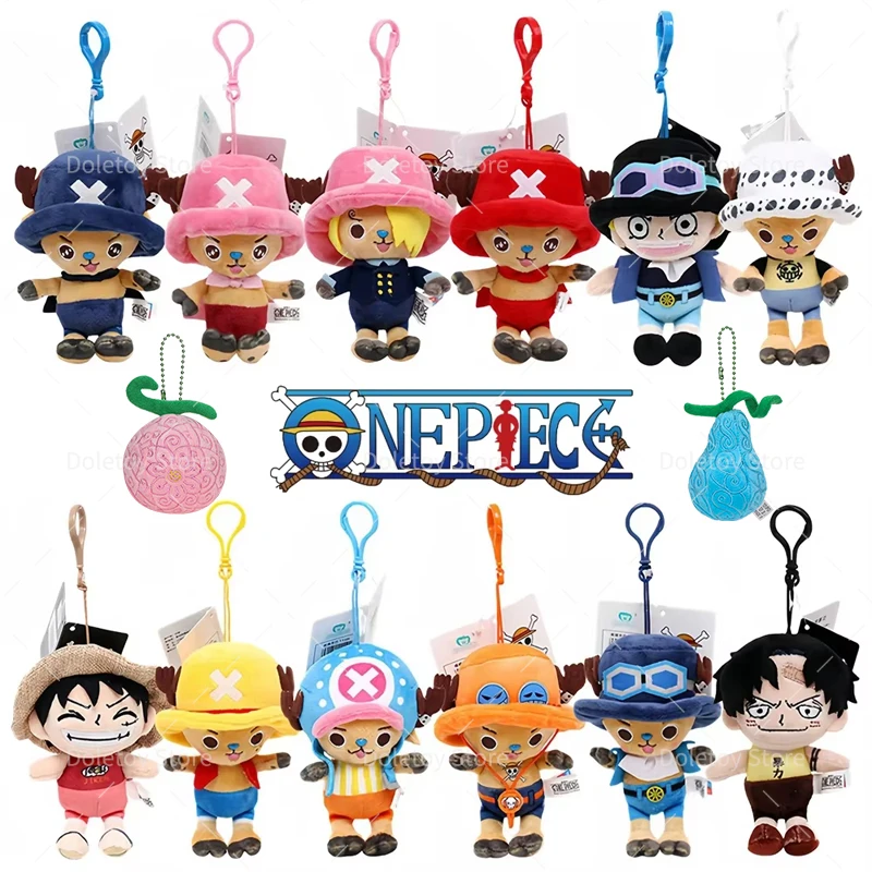 

One Piece Plush Toys Luffy Chopper Sabo Ace Devil Fruit Plush Pendant Doll Stuffed Anime Cute Chopper Luffy Doll BIrthday Gift