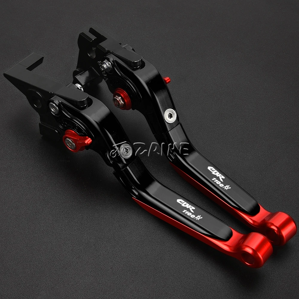 

Motorcycle Accessories Alloy Adjustable levers Brake Clutch Lever Handle Grips FOR HONDA CBR1100XXV XXW 1996-2004 2003 2002 2001