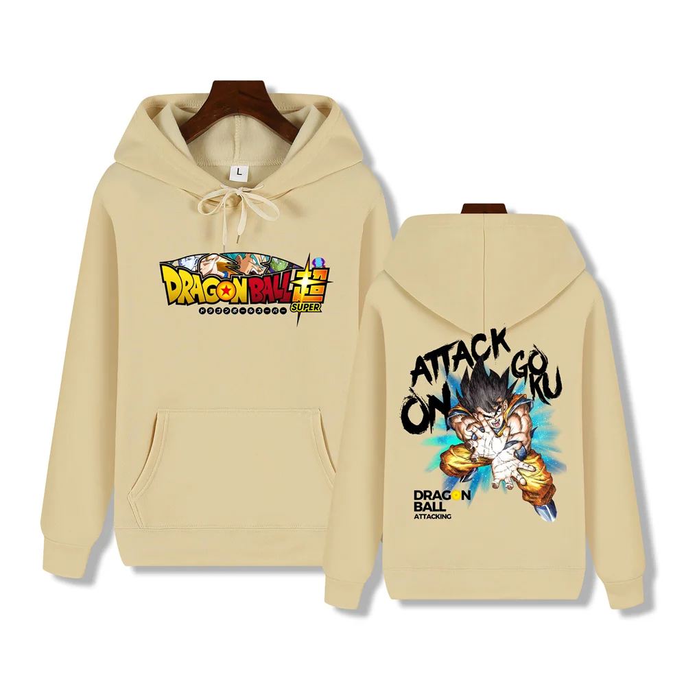 Creative Dragon Ball super cool print Autumn and winter comfort soft thickening men's high quality casual fashion street hoodie