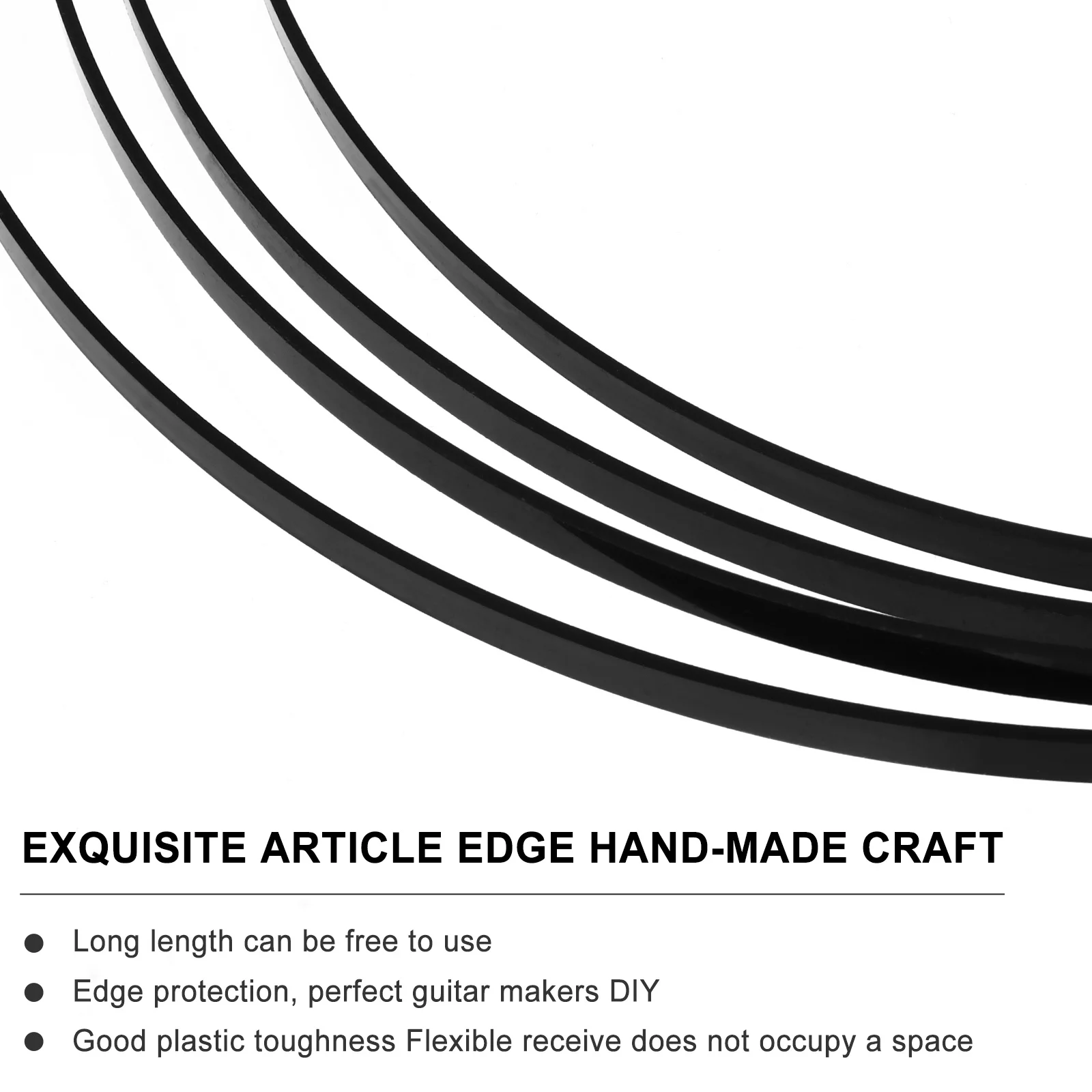 

2Pcs Guitar Purfling Strips Wooden DIY Repair Binding Strip Acoustic Guitar Luthier Accessories Edge Protection Decoration