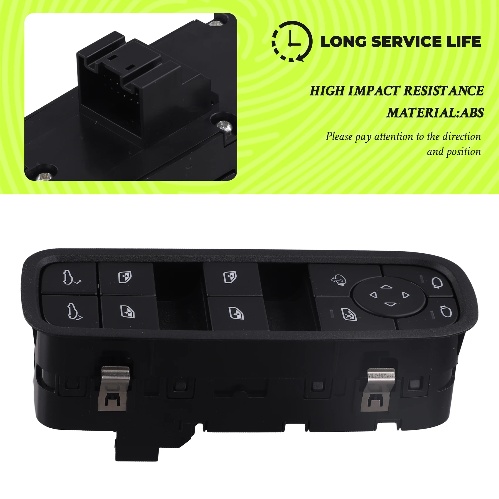 

NEW-971959858J Car Front Left Power Window Switch For Cayenne Macan 911 2010-2023 971959858