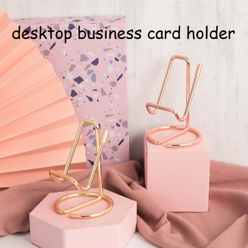 

Новый настольный держатель для карточек, поддержка бизнес-дисплея Carte, настольный бизнес-держатель для хранения визитных карточек BQ05